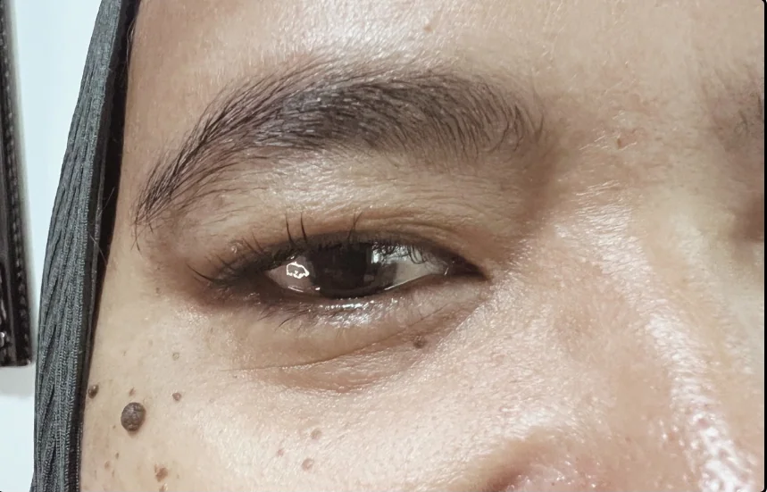 After lash lift, client example 10